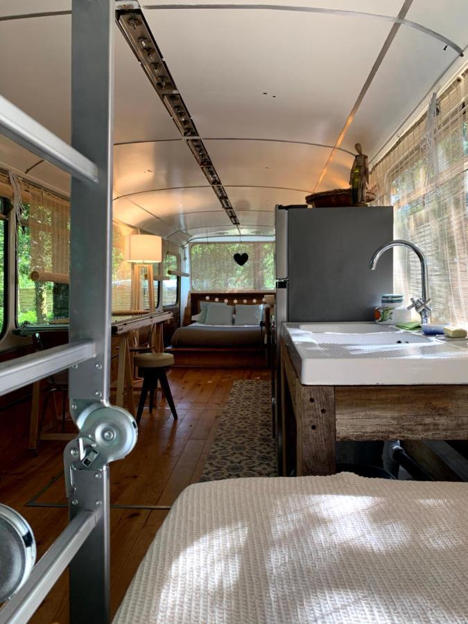 Magic Roof Bus With Big Bath In The Tree Forest! *