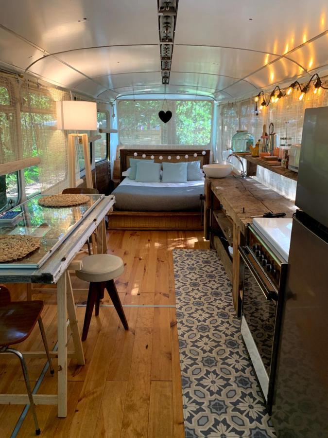 Magic Roof Bus With Big Bath In The Tree Forest! * Mimizan