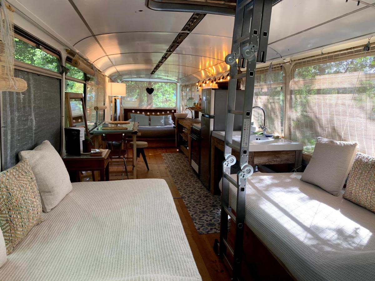 Campingplatz Magic Roof Bus With Big Bath In The Tree Forest! *
